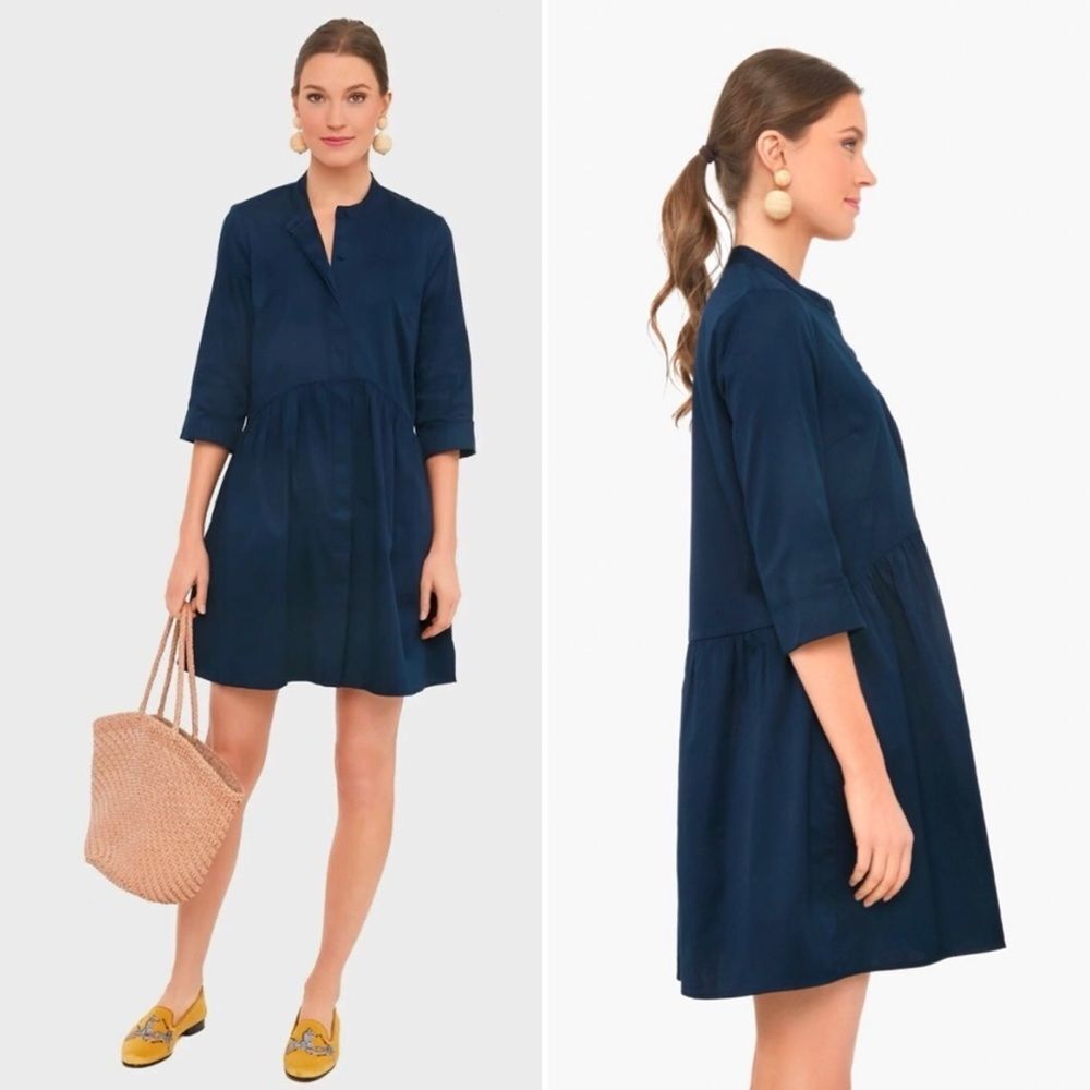 Tuckernuck Royal Shirt Dress Blue XL